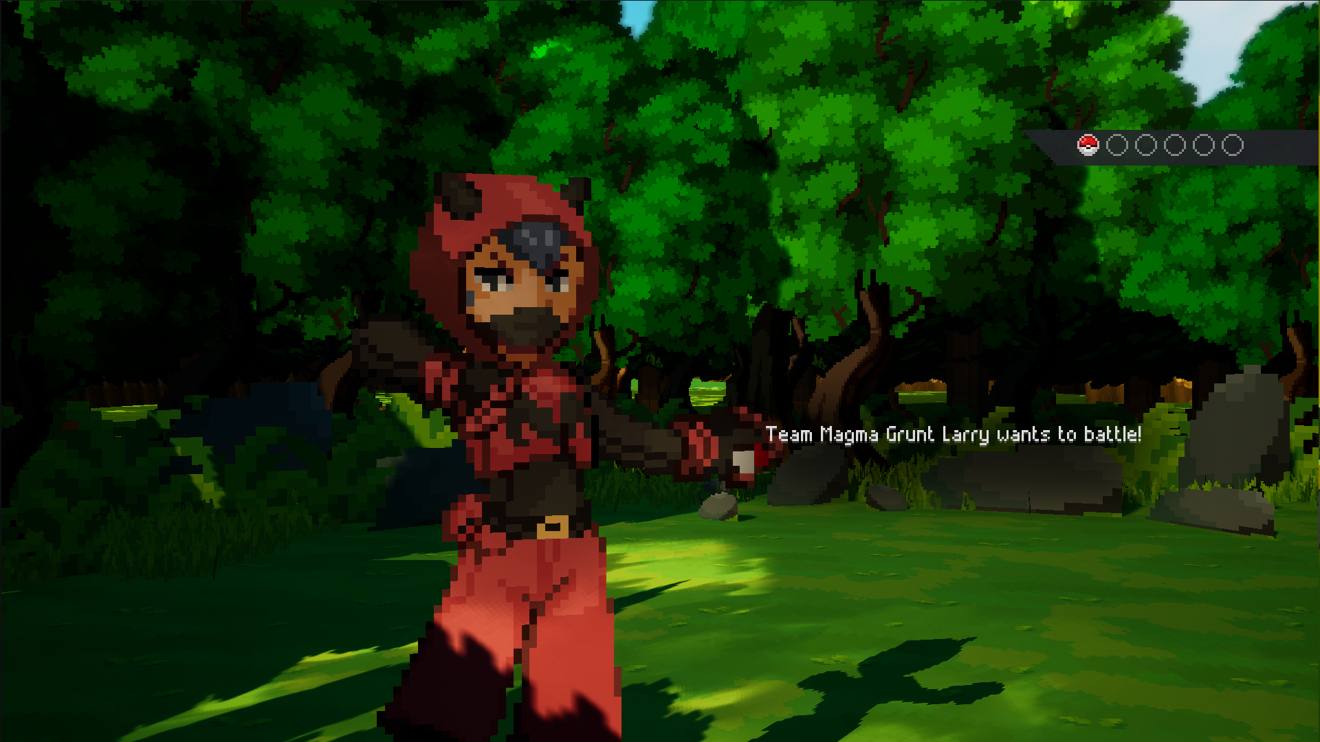 A beautiful scene from Pokémon Gamma Emerald